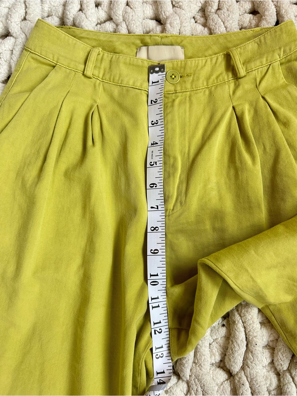 💚 Paloma Wool Lime Green Wide-Leg Trousers - Picture 4 of 9